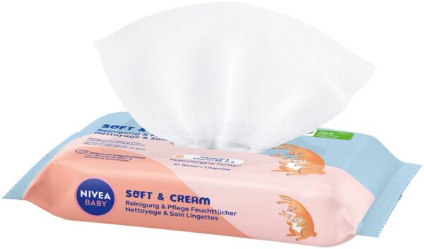 Nivea BABY lingettes Soft & Cream