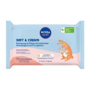 Nivea BABY lingettes Soft & Cream