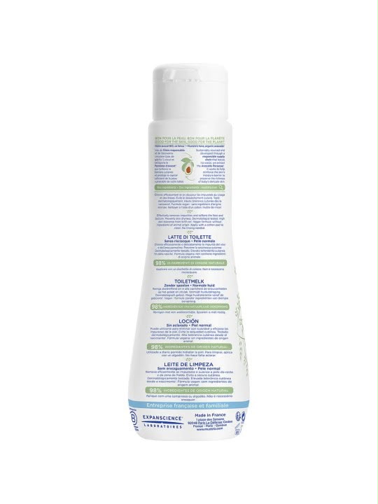 Mustela lait de toilette 200ml