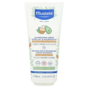 Mustela shampooing crème démêlant & nourrissant